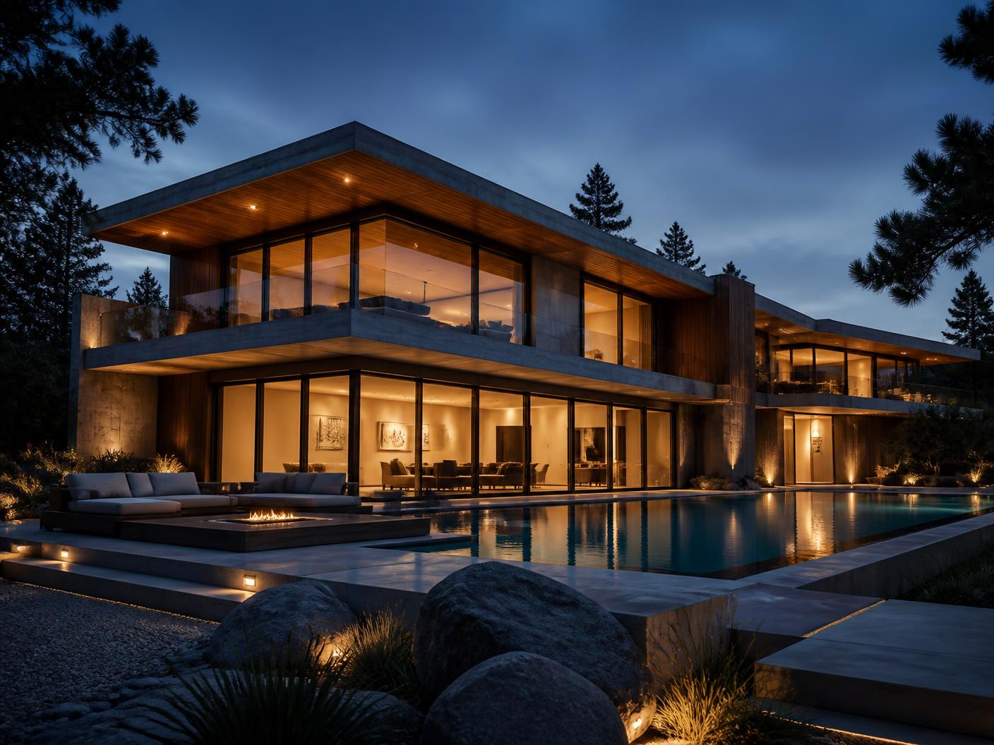 Minimal luxury residential interior architecture detail, Houston custom home design